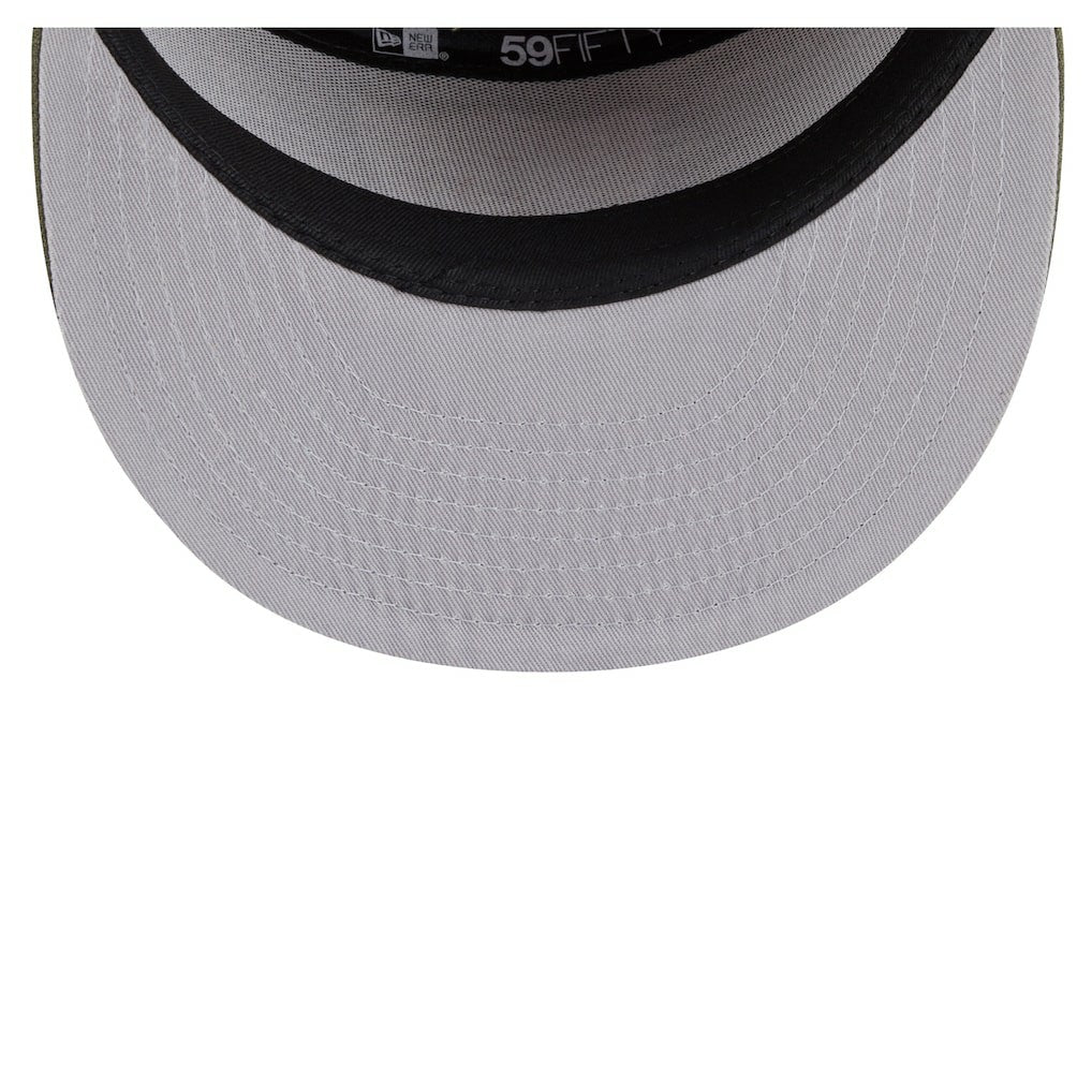 Las Vegas Raiders Two-Tone Color Pack Split Panel 59FIFTY Fitted Hat | NFL New