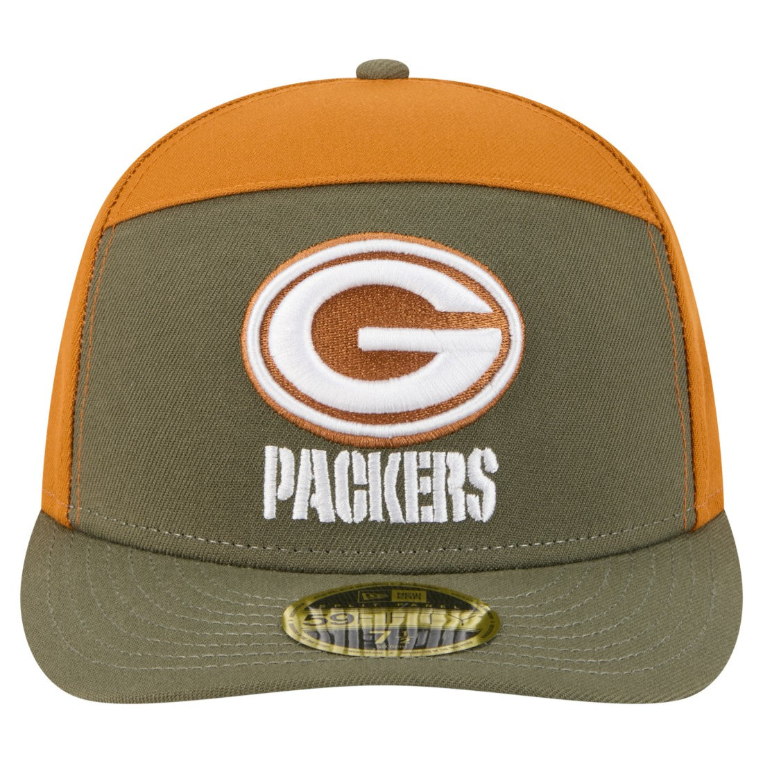 Green Bay Packers Two-Tone Color Pack Split Panel 59FIFTY Fitted Hat | NFL On sale