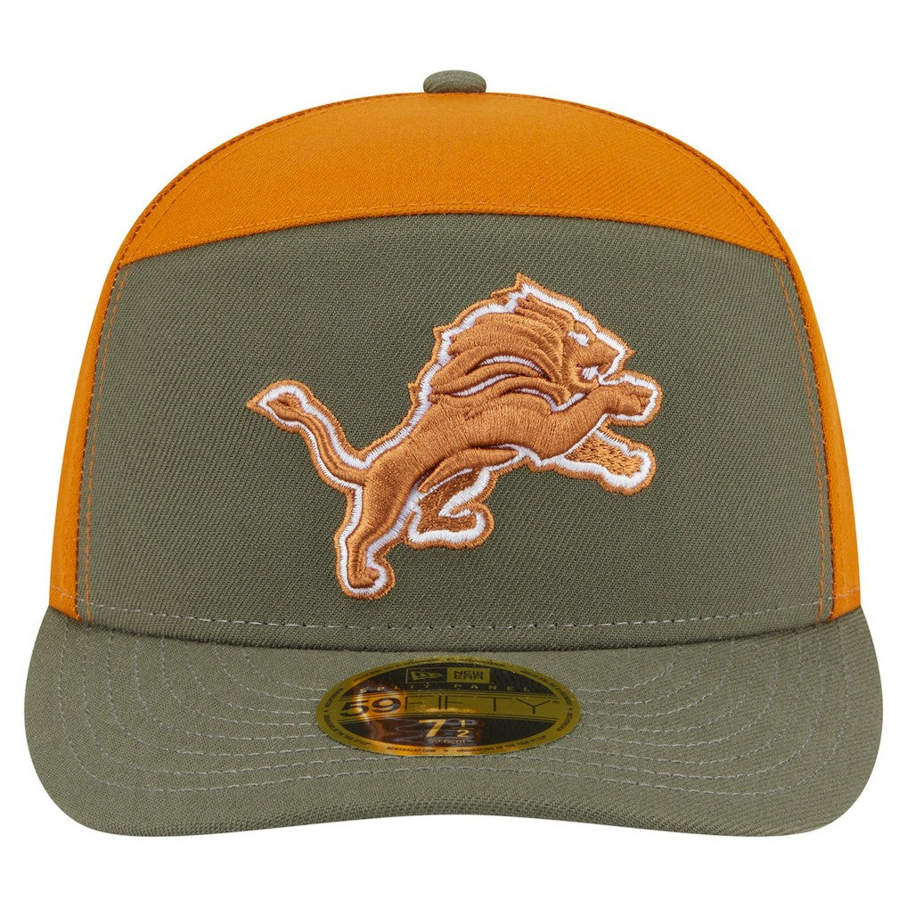 Detroit Lions Two-Tone Color Pack Split Panel 59FIFTY Fitted Hat | NFL Sale