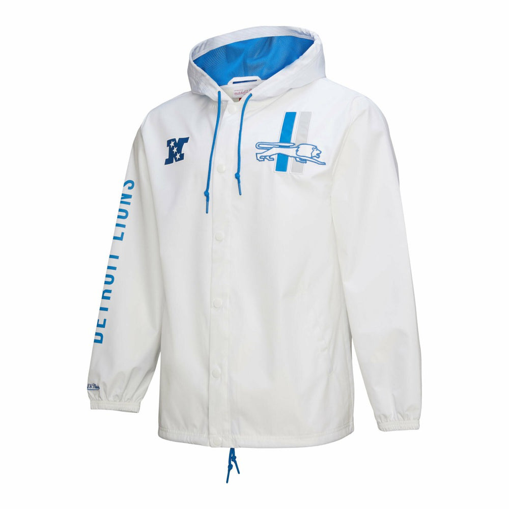 Detroit Lions Vintage Logo Coaches Full-Snap Hoodie Jacket | NFL US