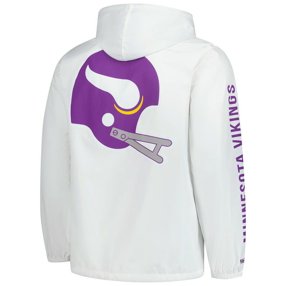 Minnesota Vikings Vintage Logo Coaches Full-Snap Hoodie Jacket | NFL US