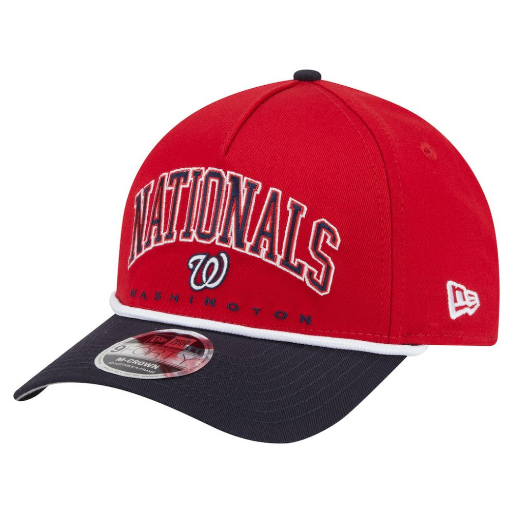 Washington Nationals New Era Arch 9FORTY A-Frame M-Crown Adjustable Hat - MLB Hats