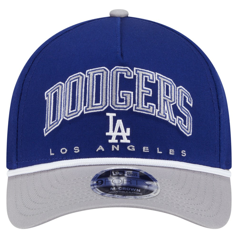 Los Angeles Dodgers New Era Arch 9FORTY A-Frame M-Crown Adjustable Hat - MLB Hats