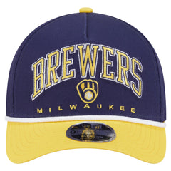 Milwaukee Brewers New Era Arch 9FORTY A-Frame M-Crown Adjustable Hat - MLB Hats
