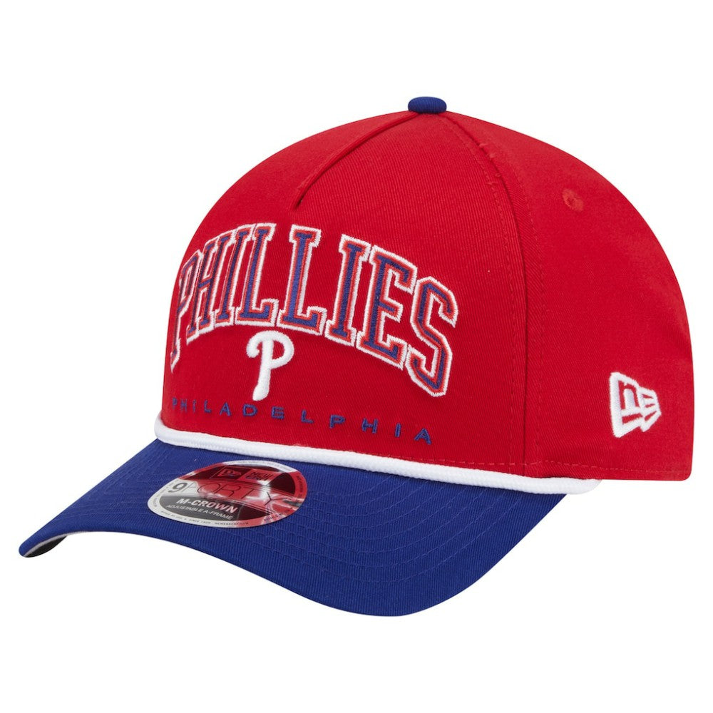 Philadelphia Phillies New Era Arch 9FORTY A-Frame M-Crown Adjustable Hat - MLB Hats
