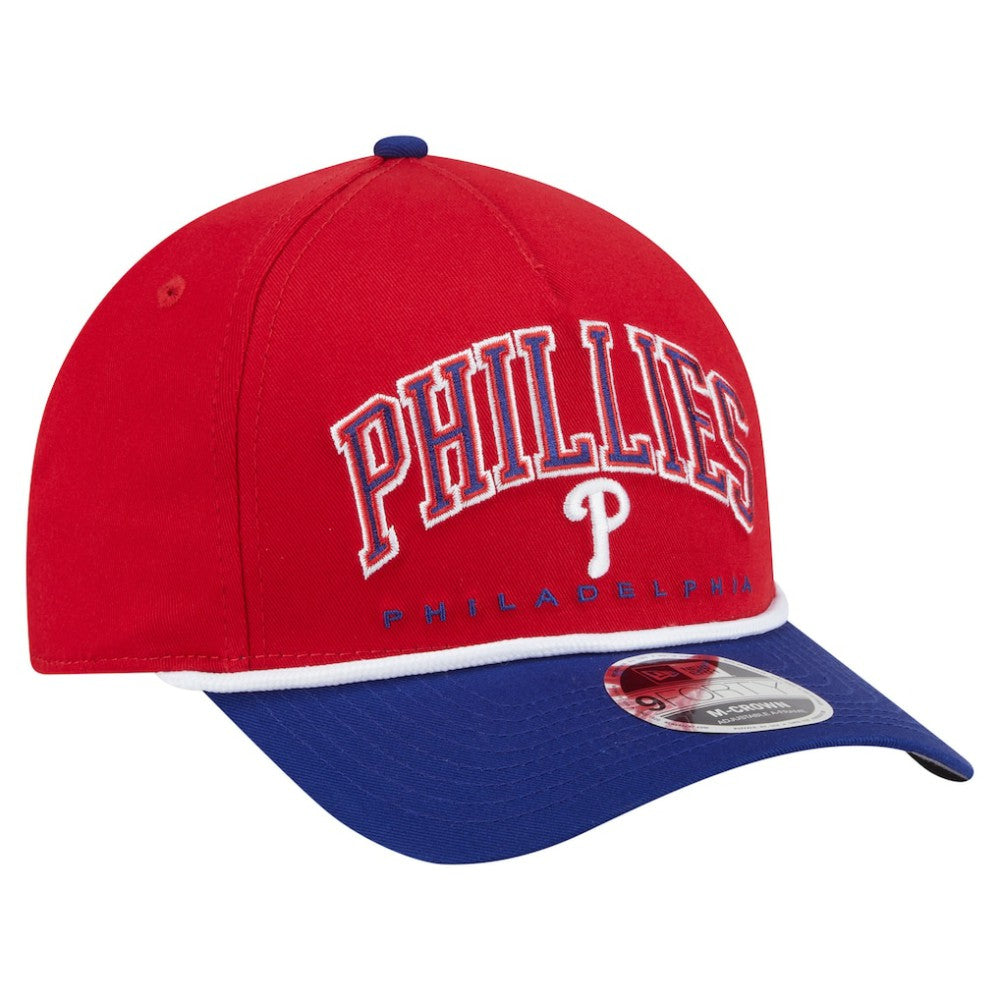 Philadelphia Phillies New Era Arch 9FORTY A-Frame M-Crown Adjustable Hat - MLB Hats