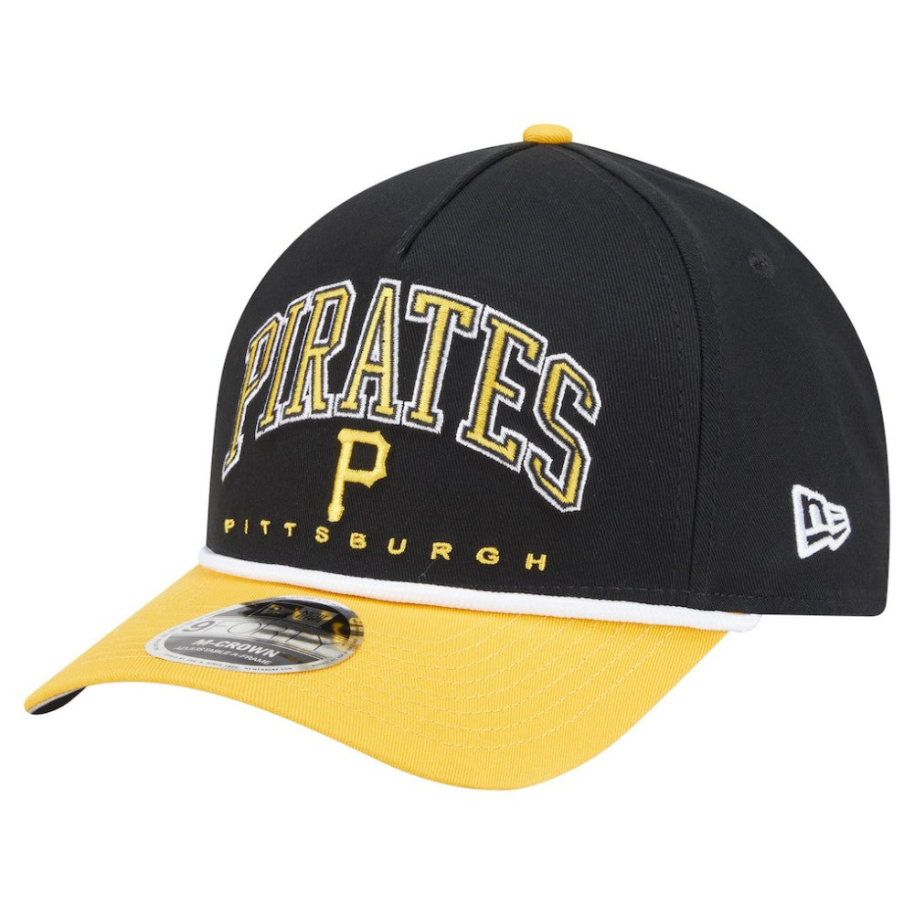 Pittsburgh Pirates New Era Arch 9FORTY A-Frame M-Crown Adjustable Hat - MLB Hats