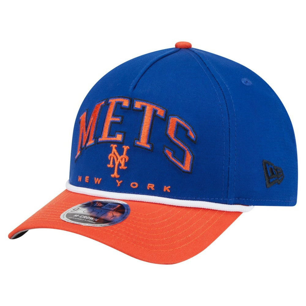 New York Mets New Era Arch 9FORTY A-Frame M-Crown Adjustable Hat - MLB Hats
