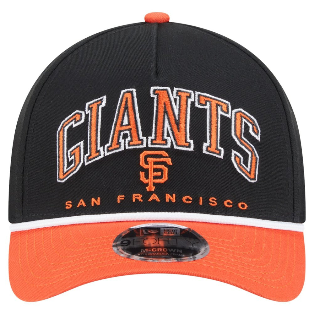 San Francisco Giants New Era Arch 9FORTY A-Frame M-Crown Adjustable Hat - MLB Hats