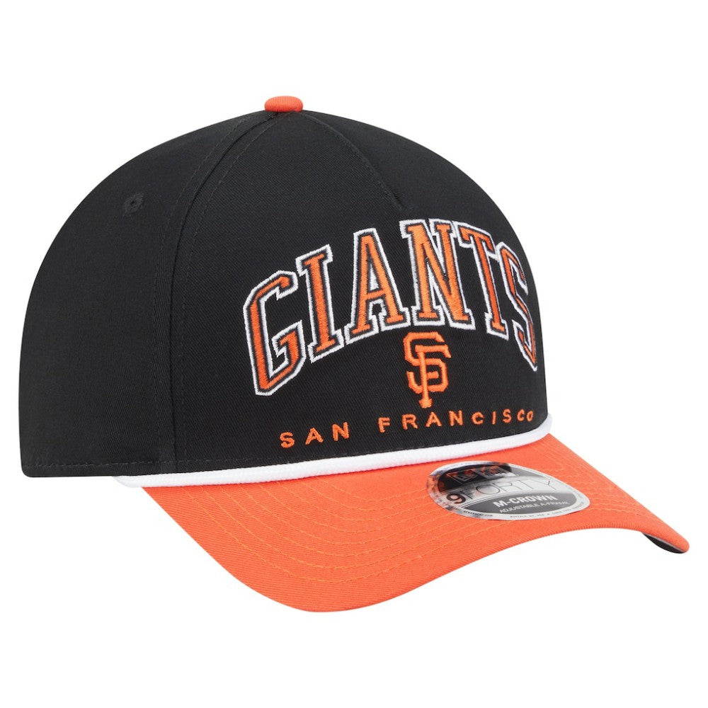 San Francisco Giants New Era Arch 9FORTY A-Frame M-Crown Adjustable Hat - MLB Hats