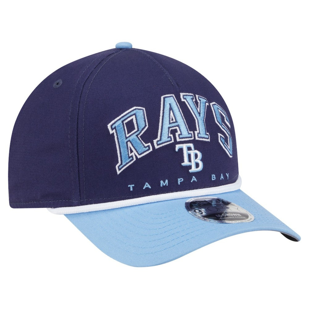 Tampa Bay Rays New Era Arch 9FORTY A-Frame M-Crown Adjustable Hat - MLB Hats