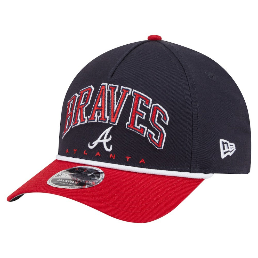 Atlanta Braves New Era Arch 9FORTY A-Frame M-Crown Adjustable Hat - MLB Hats