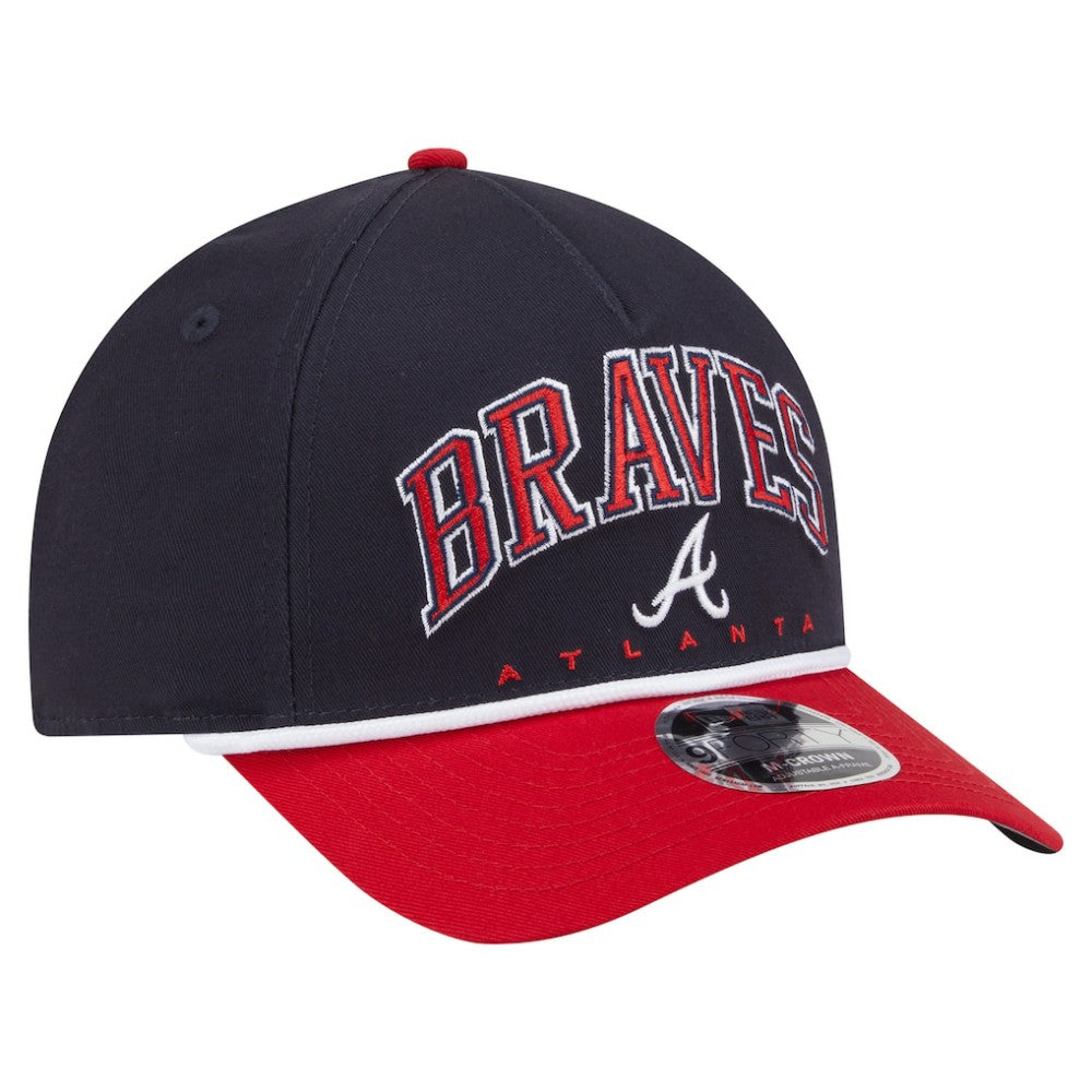Atlanta Braves New Era Arch 9FORTY A-Frame M-Crown Adjustable Hat - MLB Hats