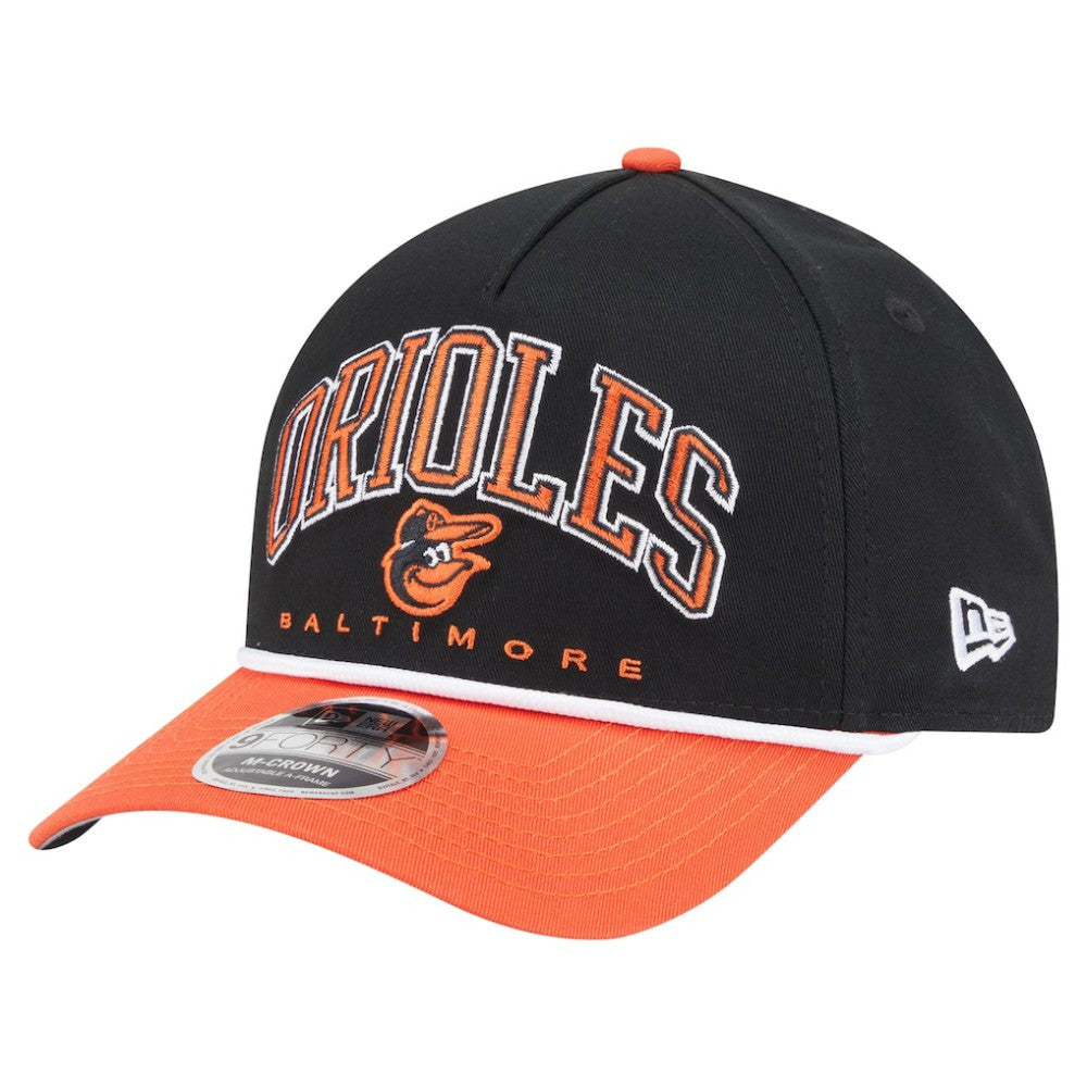 Baltimore Orioles New Era Arch 9FORTY A-Frame M-Crown Adjustable Hat - MLB Hats