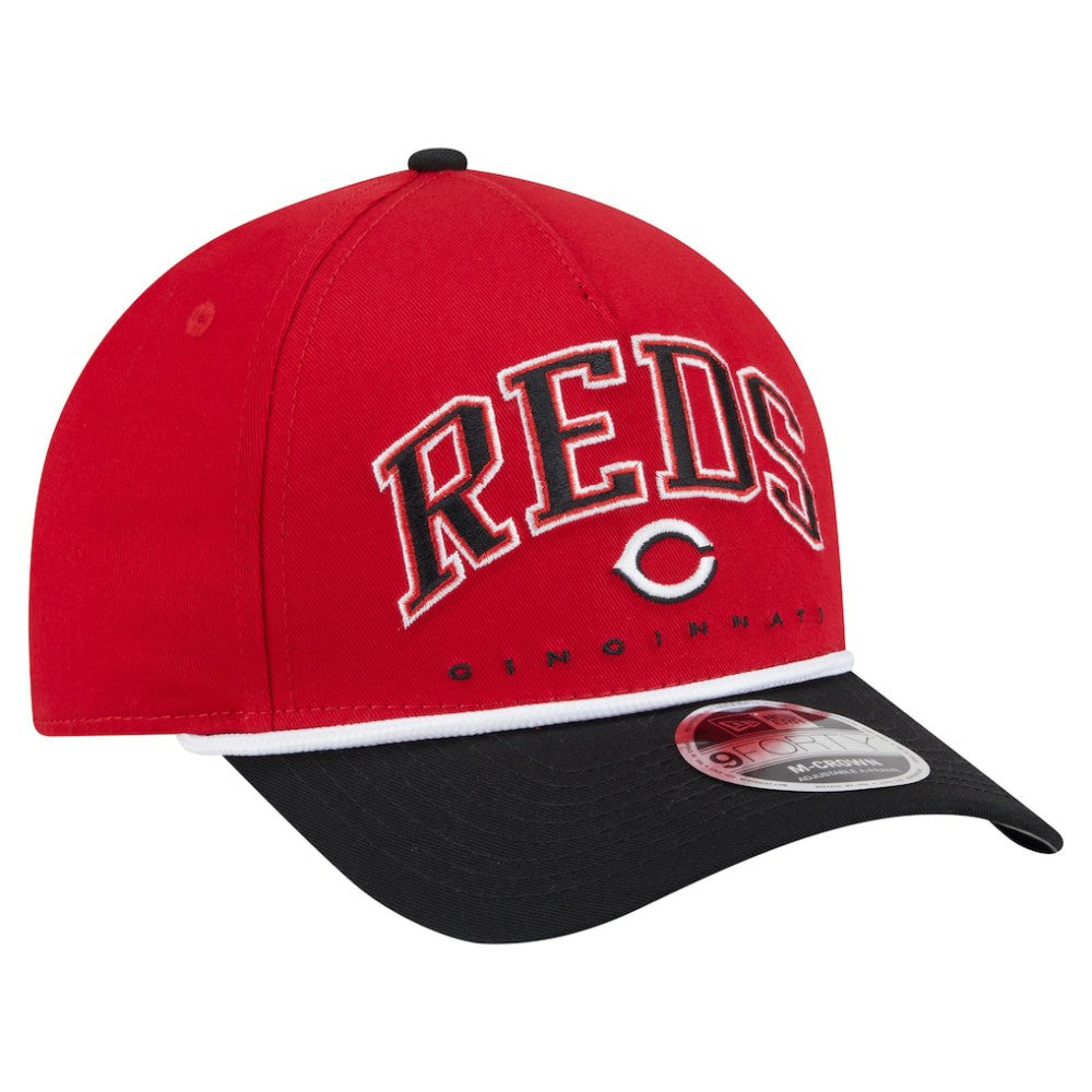 Cincinnati Reds New Era Arch 9FORTY A-Frame M-Crown Adjustable Hat - MLB Hats
