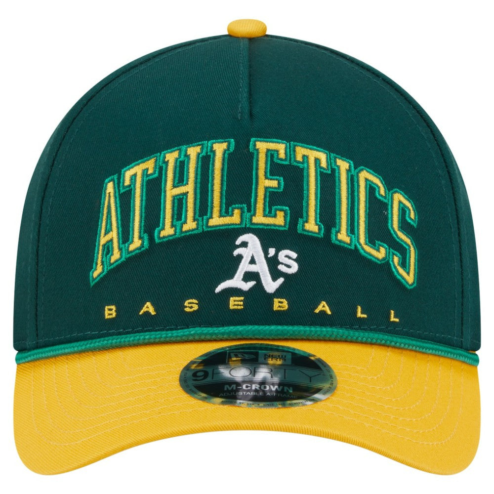 Athletics New Era Arch 9FORTY A-Frame M-Crown Adjustable Hat - MLB Hats
