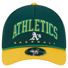 Athletics New Era Arch 9FORTY A-Frame M-Crown Adjustable Hat - MLB Hats