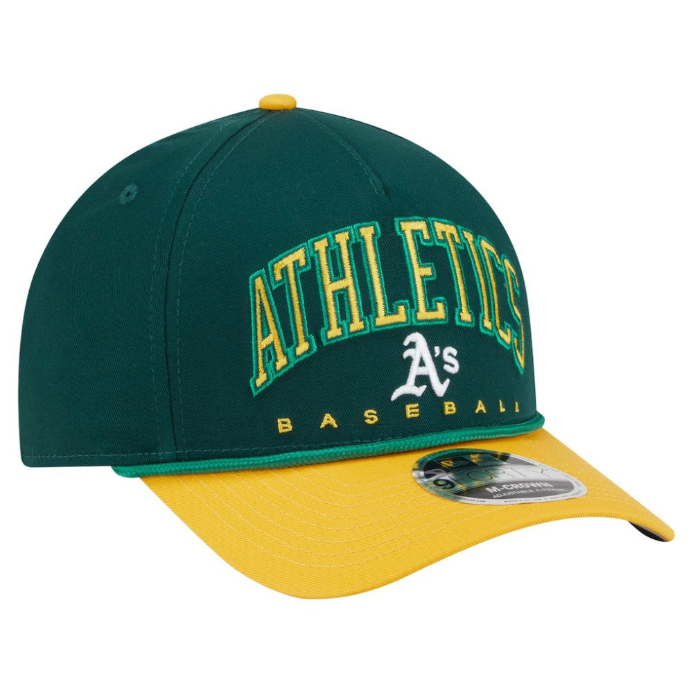 Athletics New Era Arch 9FORTY A-Frame M-Crown Adjustable Hat - MLB Hats