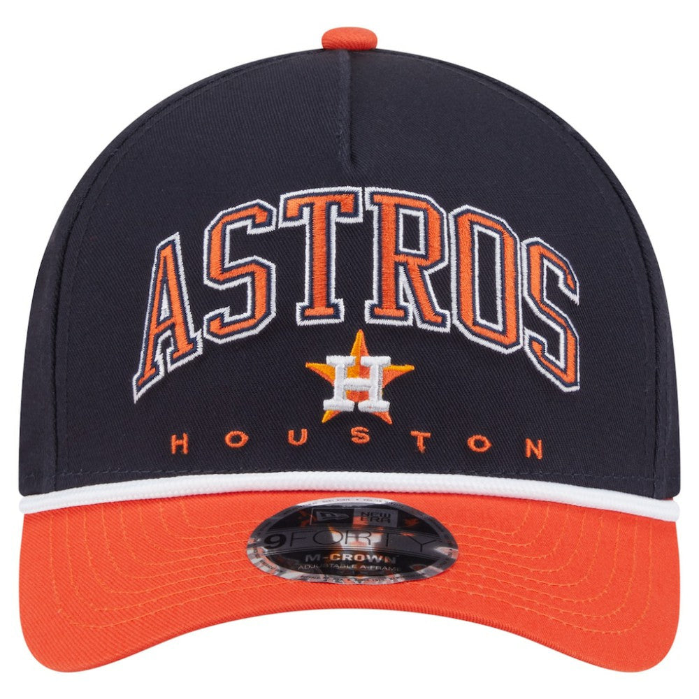 Houston Astros New Era Arch 9FORTY A-Frame M-Crown Adjustable Hat - MLB Hats