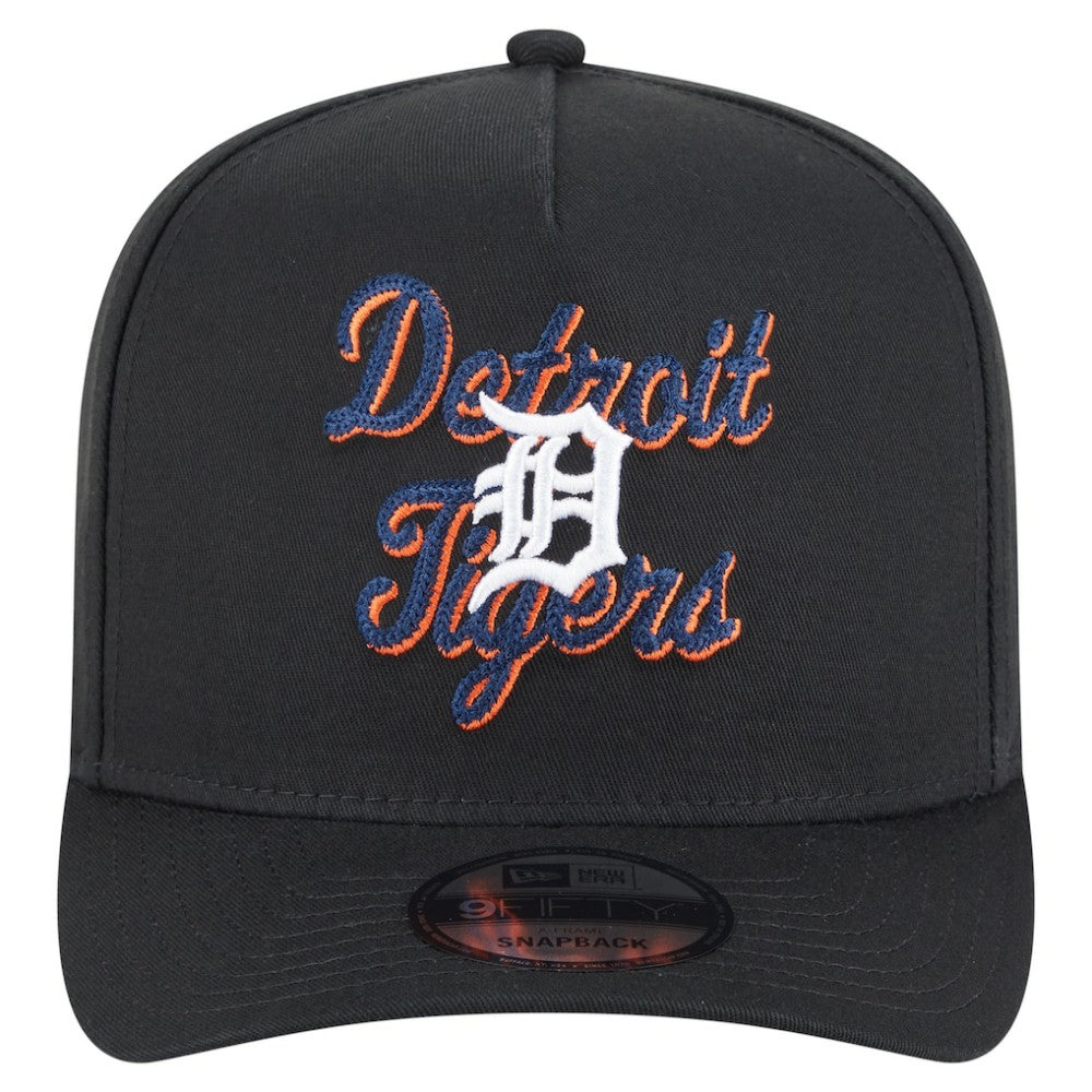 Detroit Tigers New Era Chainstitch 9FIFTY A-Frame Snapback Hat - MLB Hats