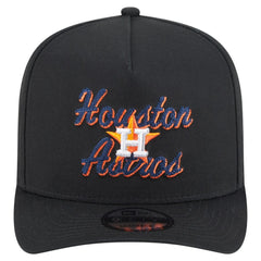 Houston Astros New Era Chainstitch 9FIFTY A-Frame Snapback Hat - MLB Hats
