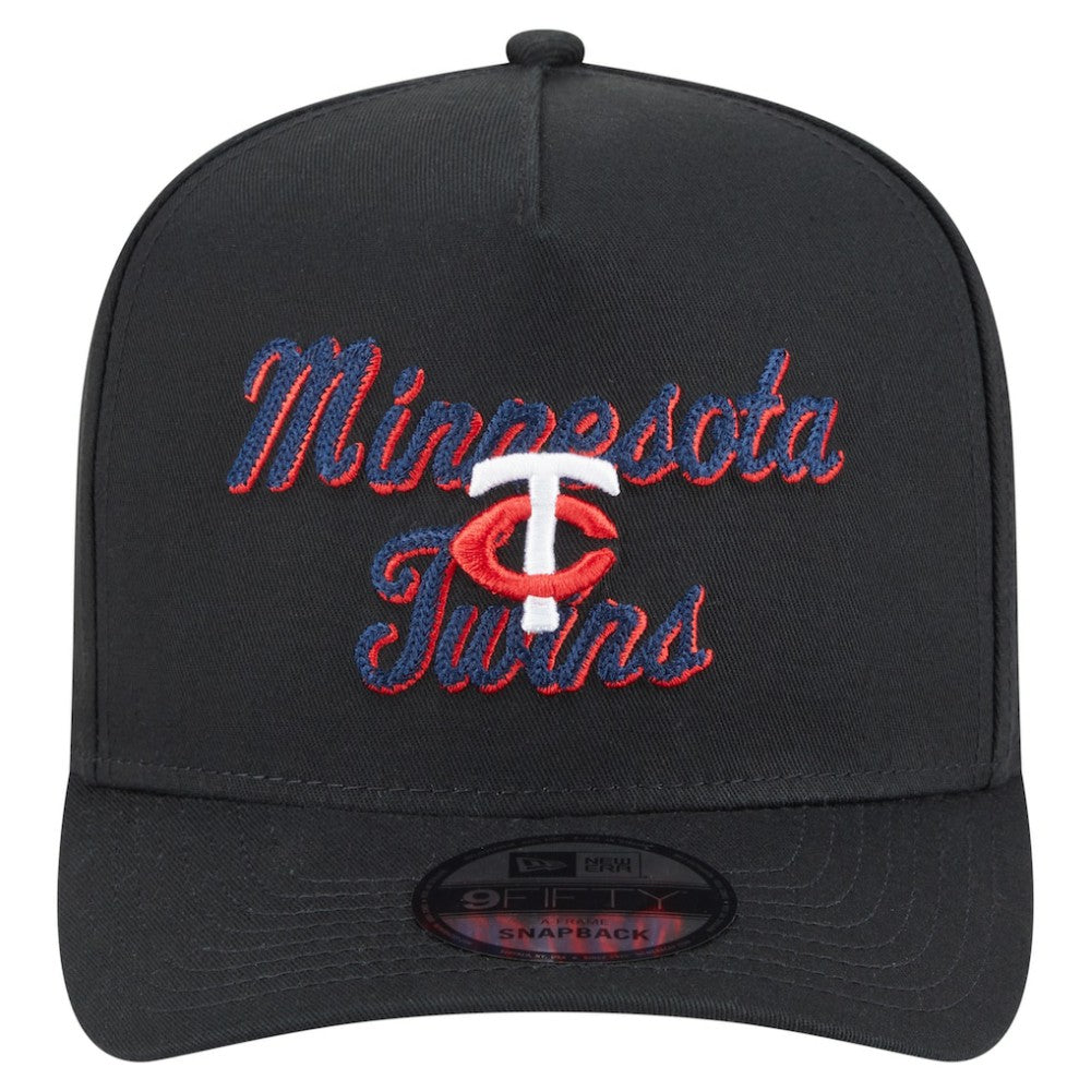 Minnesota Twins New Era Chainstitch 9FIFTY A-Frame Snapback Hat - MLB Hats