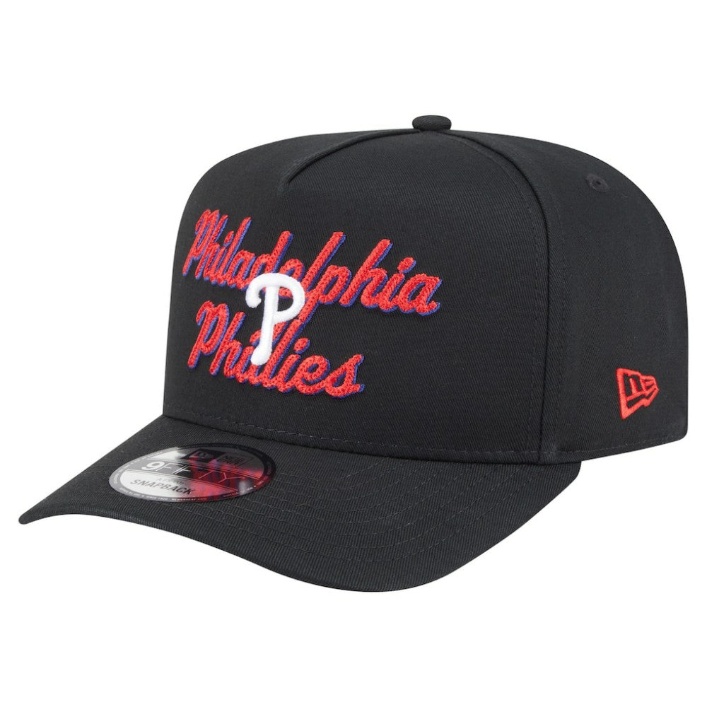 Philadelphia Phillies New Era Chainstitch 9FIFTY A-Frame Snapback Hat - MLB Hats