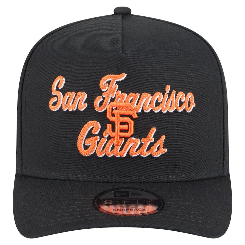 San Francisco Giants New Era Chainstitch 9FIFTY A-Frame Snapback Hat - MLB Hats