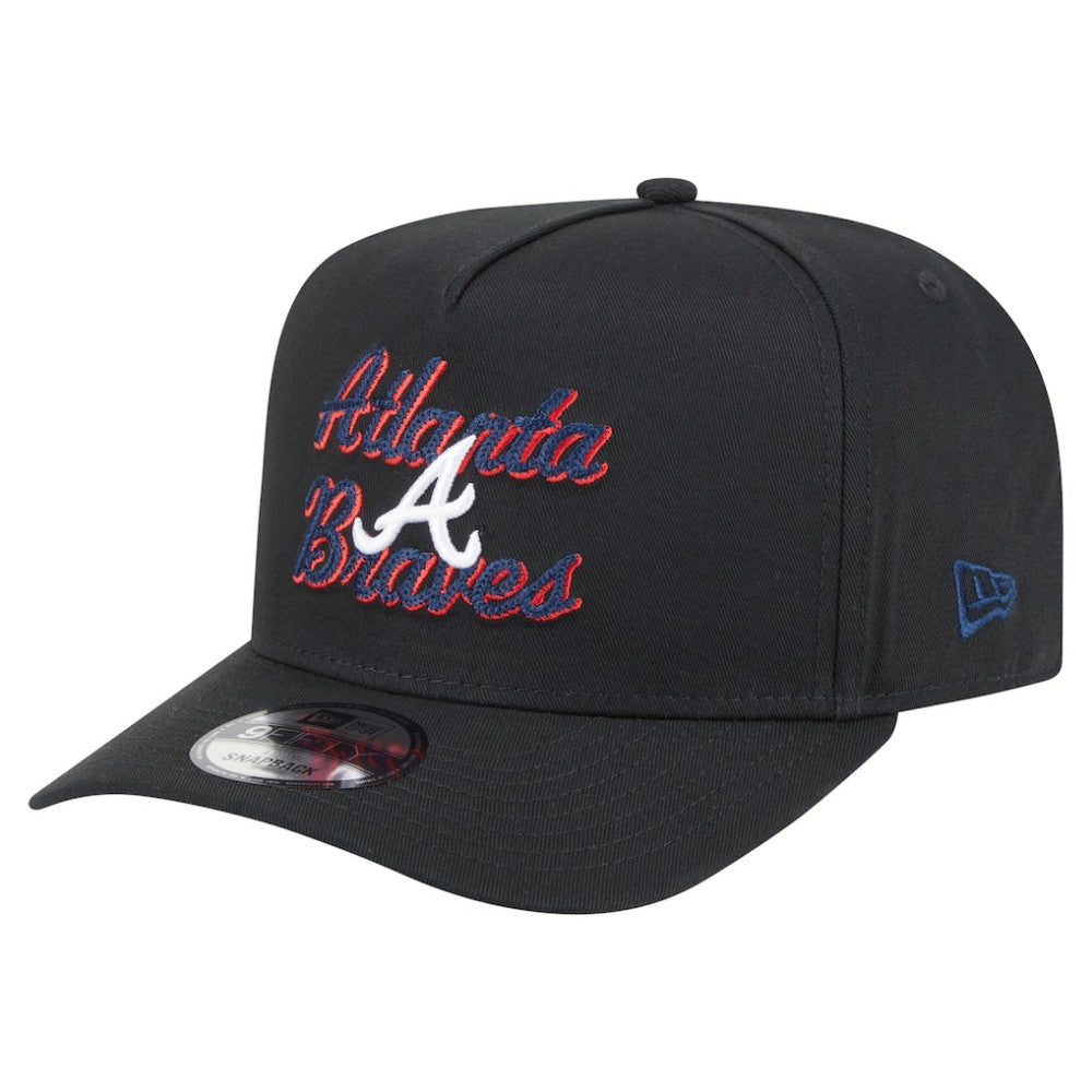 Atlanta Braves New Era Chainstitch 9FIFTY A-Frame Snapback Hat - MLB Hats