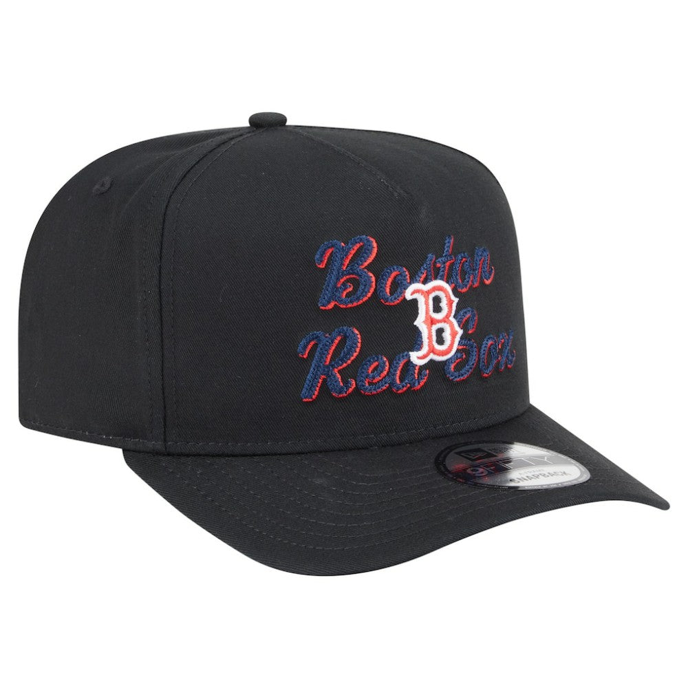 Boston Red Sox New Era Chainstitch 9FIFTY A-Frame Snapback Hat - MLB Hats