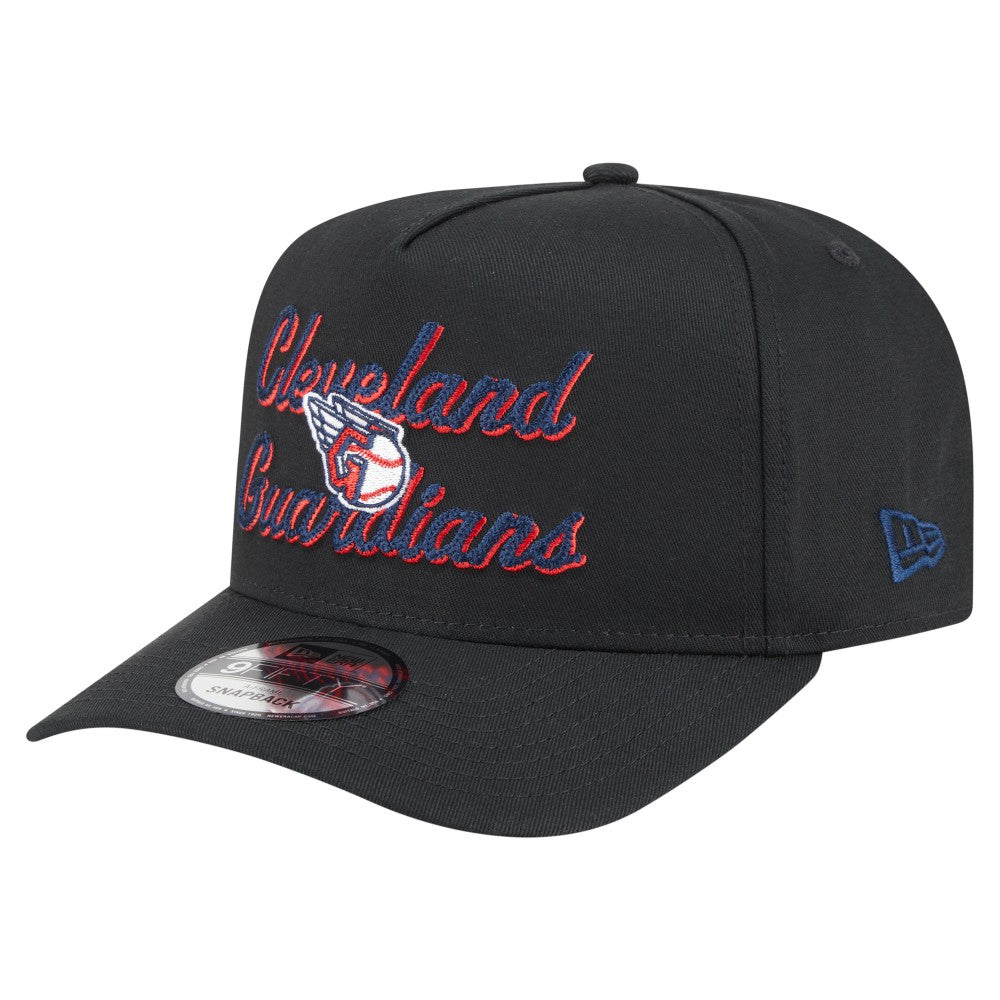 Cleveland Guardians New Era Chainstitch 9FIFTY A-Frame Snapback Hat - MLB Hats