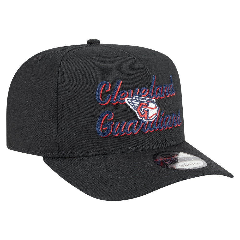 Cleveland Guardians New Era Chainstitch 9FIFTY A-Frame Snapback Hat - MLB Hats