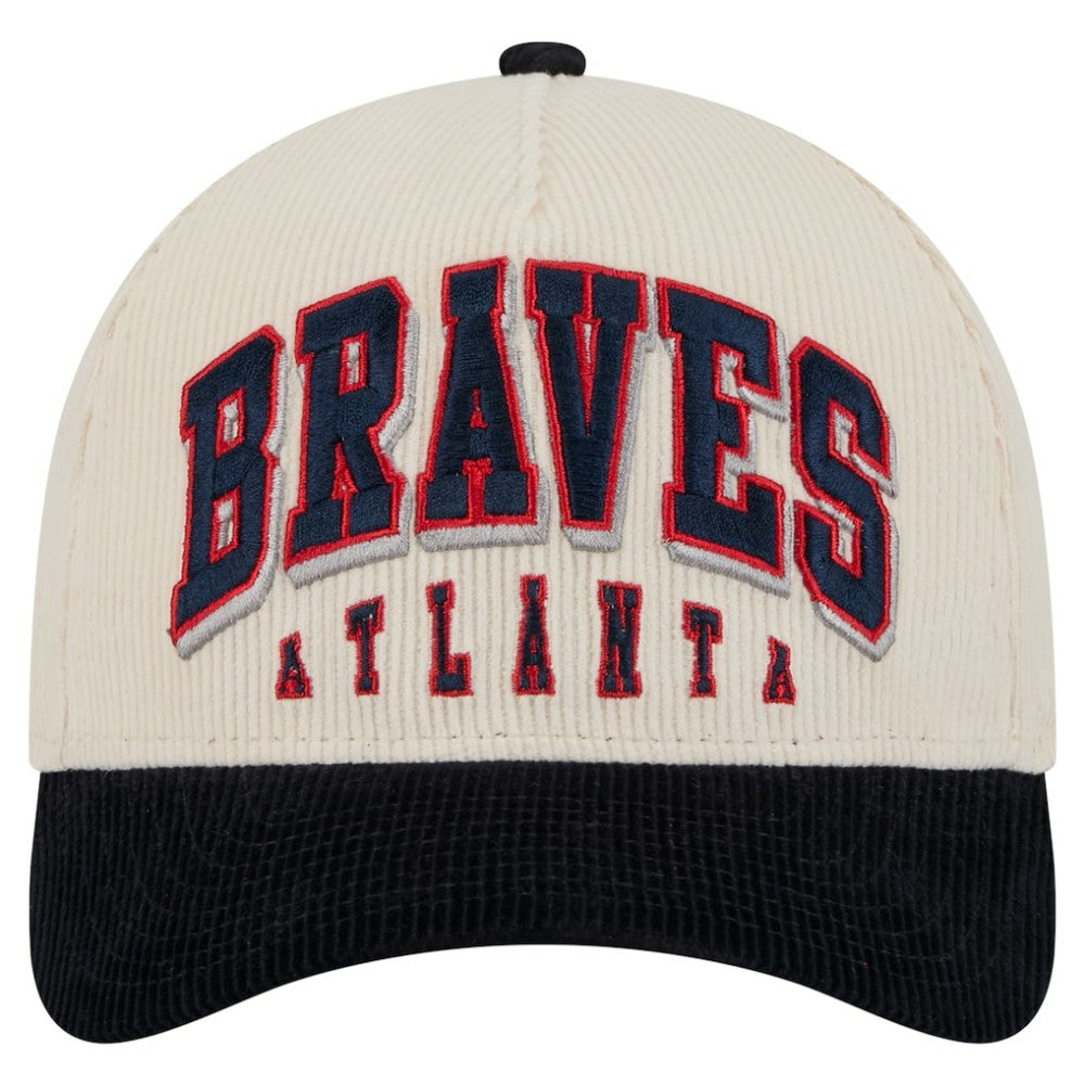 Atlanta Braves New Era Sided Corduroy 9FORTY A-Frame Adjustable Hat - MLB Hats