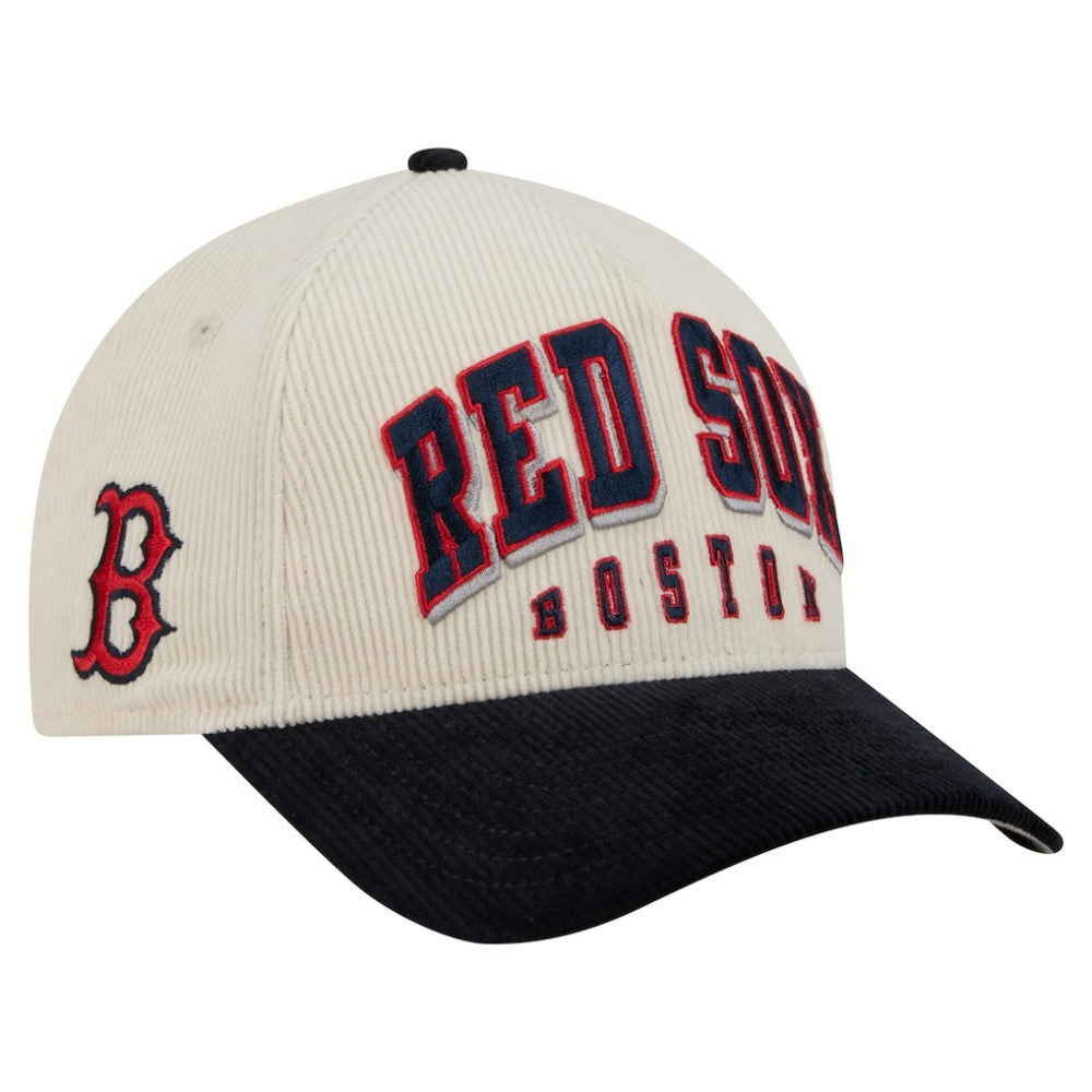 Boston Red Sox New Era Sided Corduroy 9FORTY A-Frame Adjustable Hat - MLB Hats