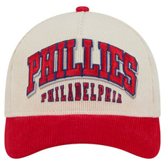 Philadelphia Phillies New Era Sided Corduroy 9FORTY A-Frame Adjustable Hat - MLB Hats