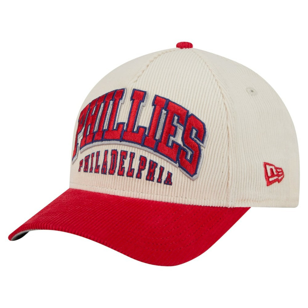 Philadelphia Phillies New Era Sided Corduroy 9FORTY A-Frame Adjustable Hat - MLB Hats