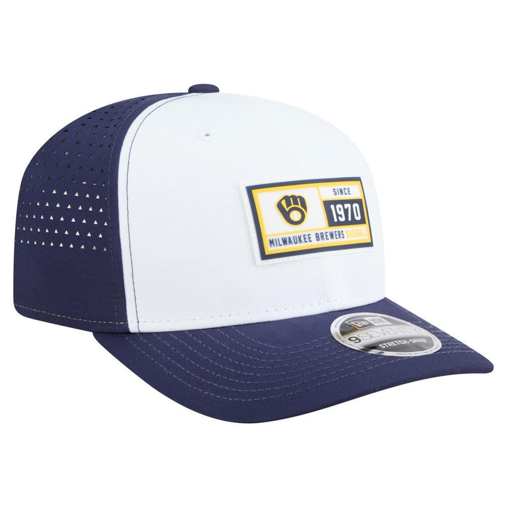 Milwaukee Brewers New Era Established Patch 9SEVENTY Adjustable Hat - MLB Hats