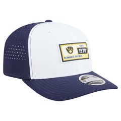 Milwaukee Brewers New Era Established Patch 9SEVENTY Adjustable Hat - MLB Hats