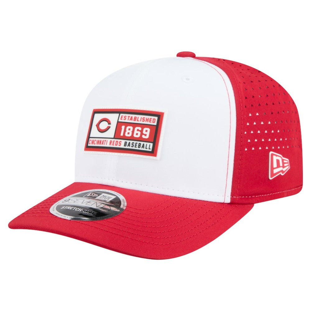 Cincinnati Reds New Era Established Patch 9SEVENTY Adjustable Hat - MLB Hats