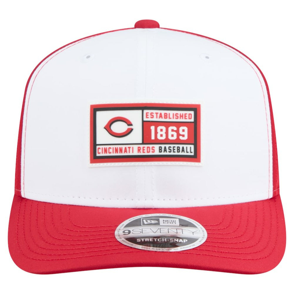 Cincinnati Reds New Era Established Patch 9SEVENTY Adjustable Hat - MLB Hats