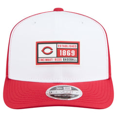 Cincinnati Reds New Era Established Patch 9SEVENTY Adjustable Hat - MLB Hats