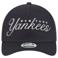 New York Yankees New Era Women's Metallic A-Frame 9FORTY Adjustable Hat - MLB Hats