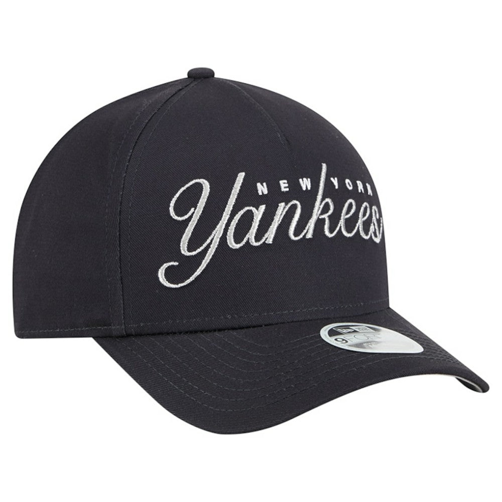 New York Yankees New Era Women's Metallic A-Frame 9FORTY Adjustable Hat - MLB Hats