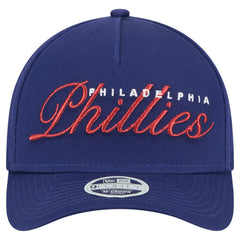 Philadelphia Phillies New Era Women's Metallic A-Frame 9FORTY Adjustable Hat - MLB Hats