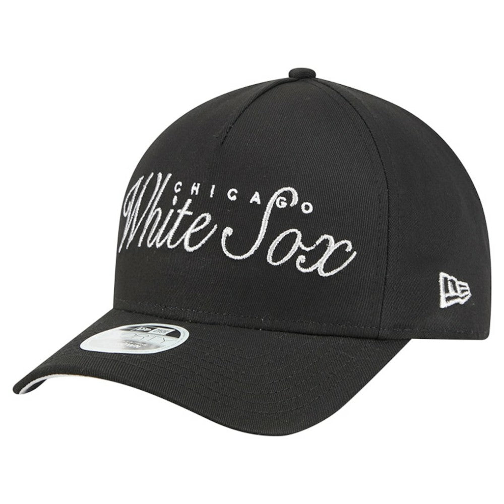 Chicago White Sox New Era Women's Metallic A-Frame 9FORTY Adjustable Hat - MLB Hats