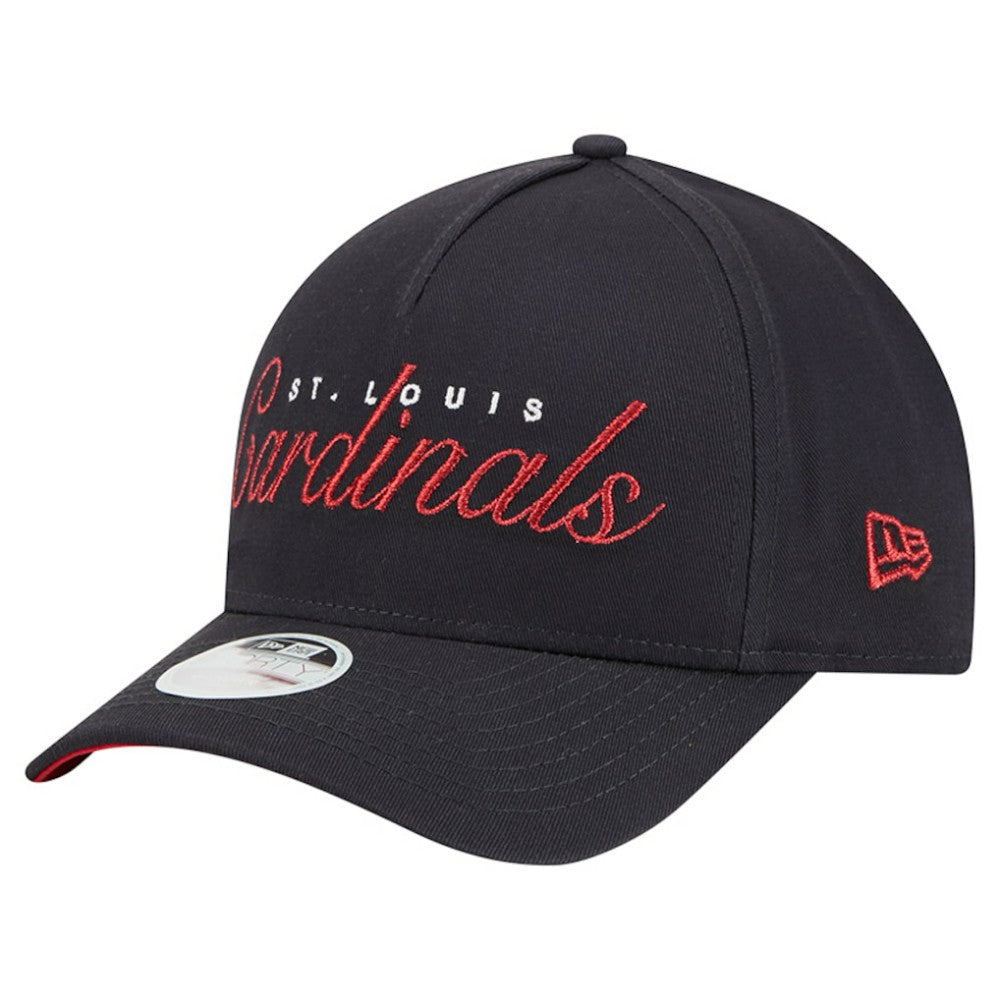 St. Louis Cardinals New Era Women's Metallic A-Frame 9FORTY Adjustable Hat - MLB Hats