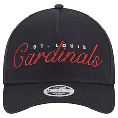 St. Louis Cardinals New Era Women's Metallic A-Frame 9FORTY Adjustable Hat - MLB Hats