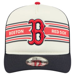 Boston Red Sox New Era Banner A-Frame 9FIFTY Trucker Snapback Hat - MLB Hats