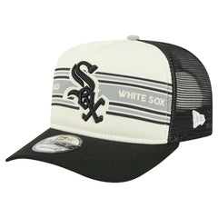 Chicago White Sox New Era Banner A-Frame 9FIFTY Trucker Snapback Hat - MLB Hats