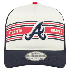 Atlanta Braves New Era Banner A-Frame 9FIFTY Trucker Snapback Hat - MLB Hats